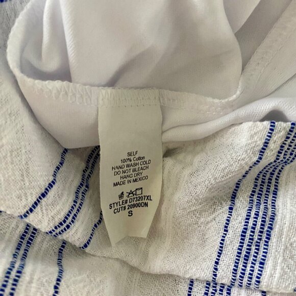 White Birch Weekend at the Lake Cotton Short Sleeve Dress with Pockets NEW NWT - Picture 9 of 11